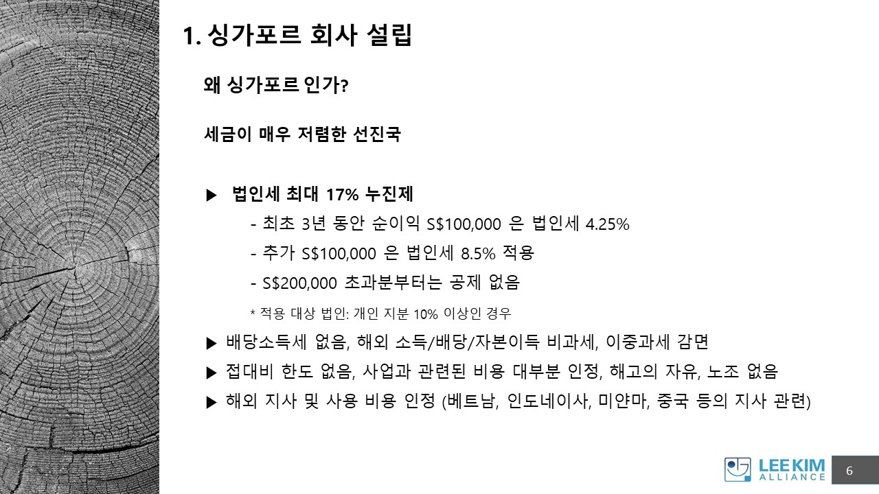 COVID-19 으로 인한 싱가포르 비자 관련 세미나
